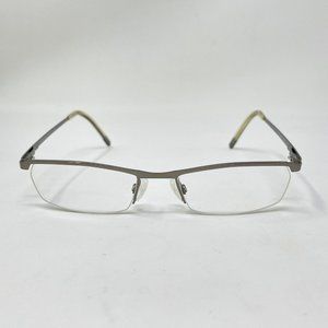 LIGHTEC MOREL 6180L  EA 006  52 [] 18 140 HALF RIM EYEGLASSES Frame